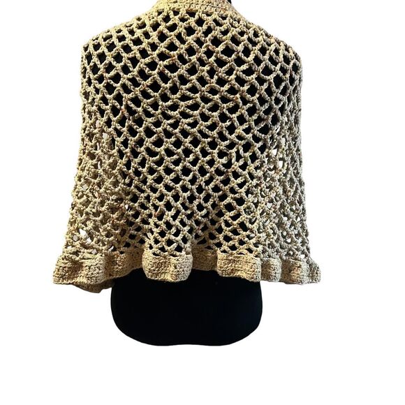 Handmade Women's Tan and Cream Accessory - Picture 4 of 5